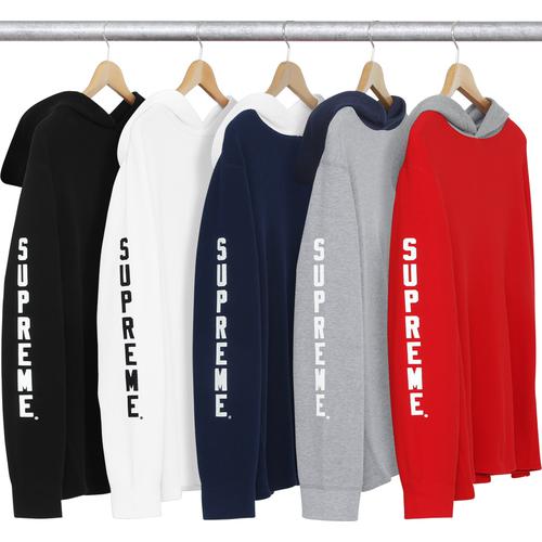 Supreme Hooded Waffle Thermal for fall winter 15 season