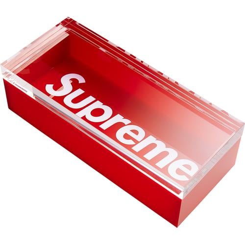 Supreme Lucite Box for fall winter 16 season