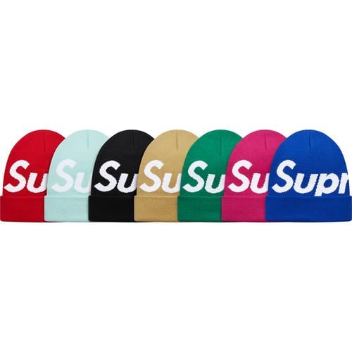 Details on Big Logo Beanie from fall winter 2016