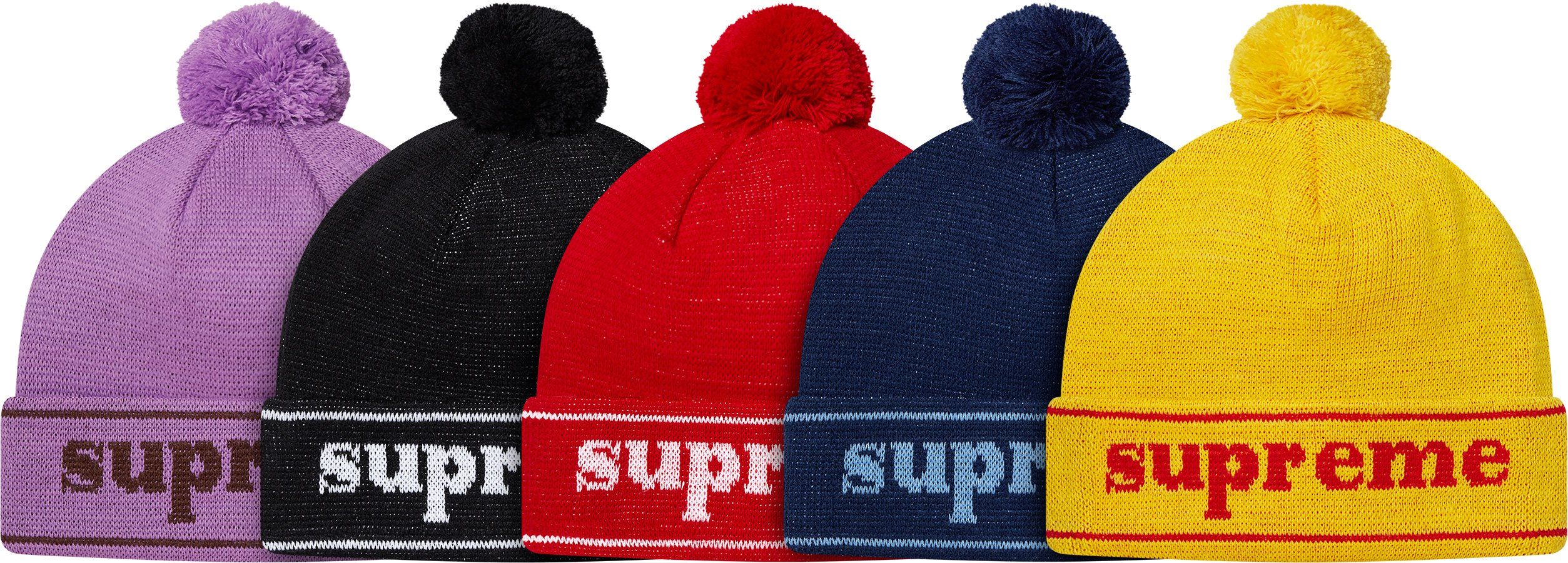 ワンピなど最旬ア！ Supreme 19AW Script Cuff Beanie タグ付 未使用 ニットキャップ FREE アクリル RED