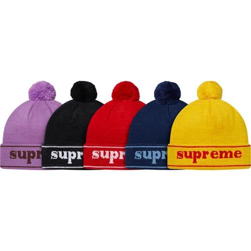 Supreme Cuff Logo Beanie for fall winter 16 season