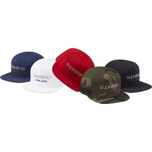 Supreme Chrome Classic Logo 5-Panel for fall winter 16 season