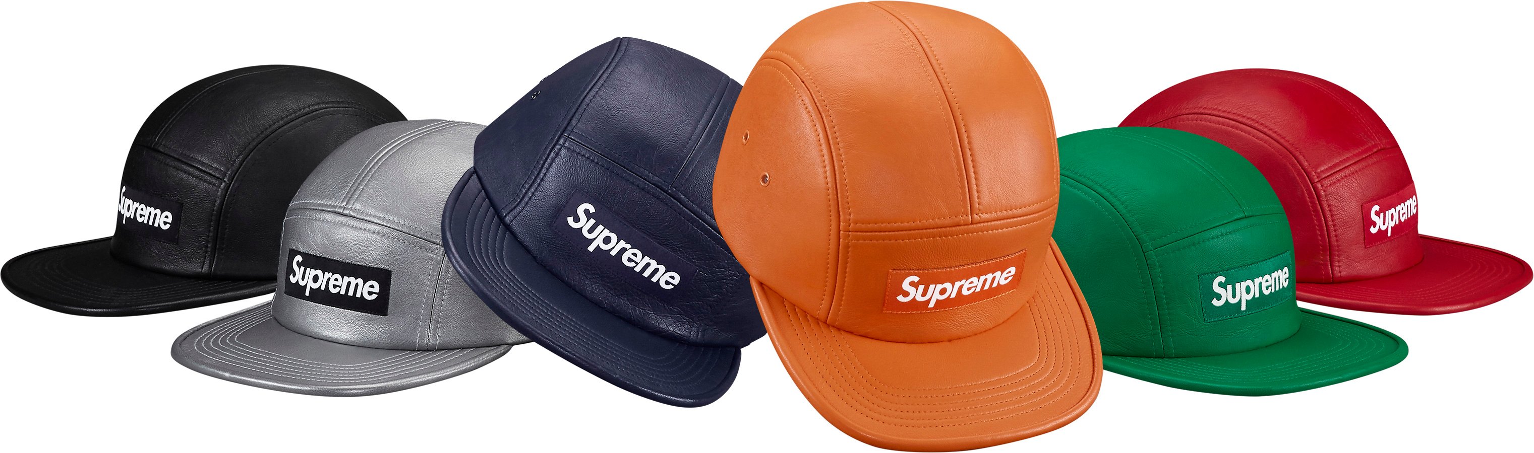 Leather Camp Cap - fall winter 2016 - Supreme