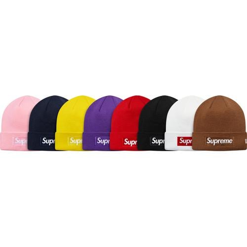 Supreme New Era Box Logo Beanie for fall winter 16 season