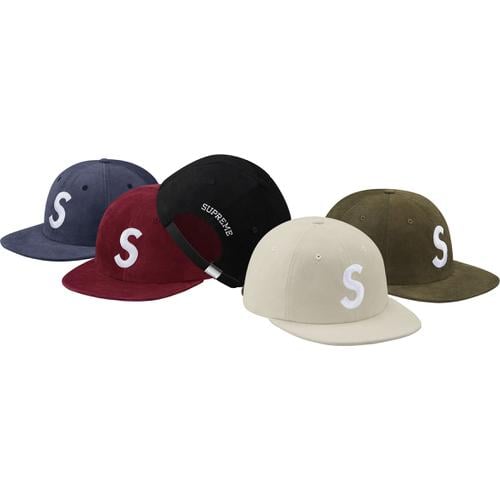 Supreme Suede S Logo 6-Panel for fall winter 16 season