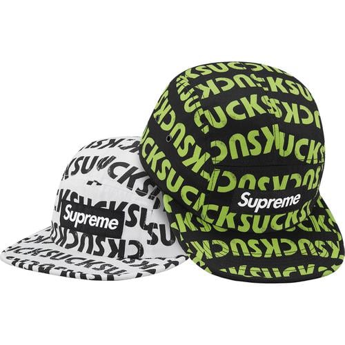 Supreme Suck Camp Cap for fall winter 16 season