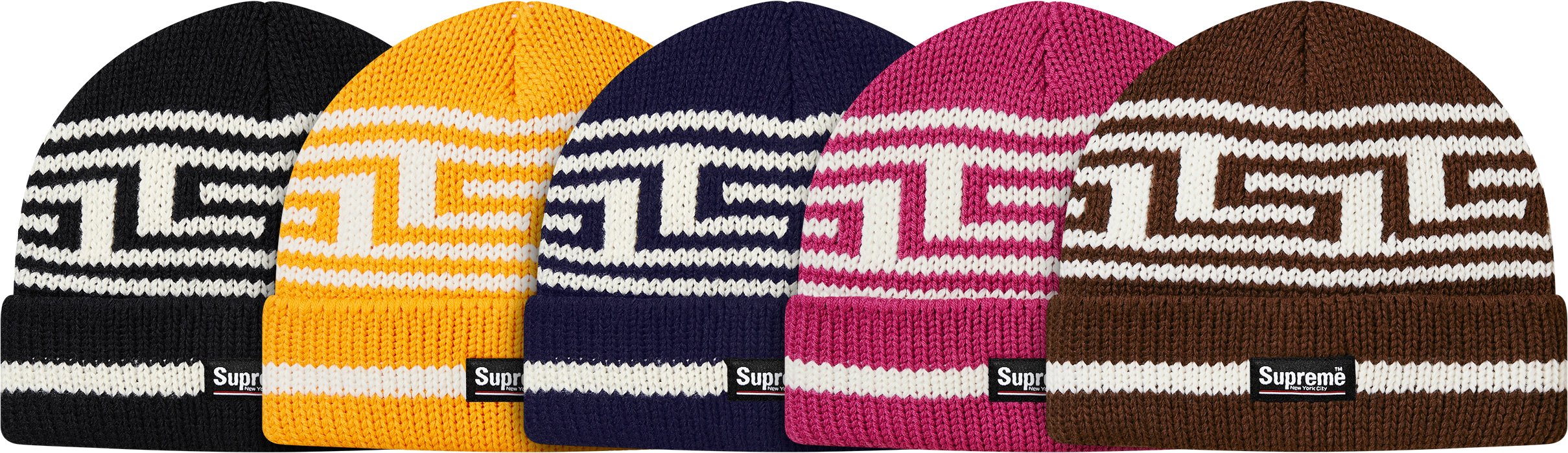 Supreme Meandros Ragg Wool Beanie-