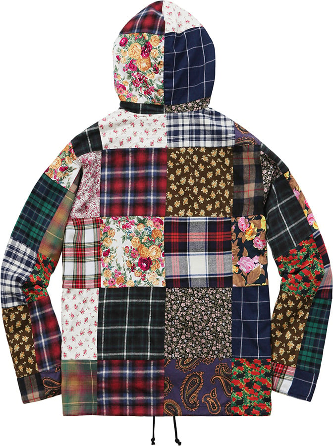 patchwork anorak supreme