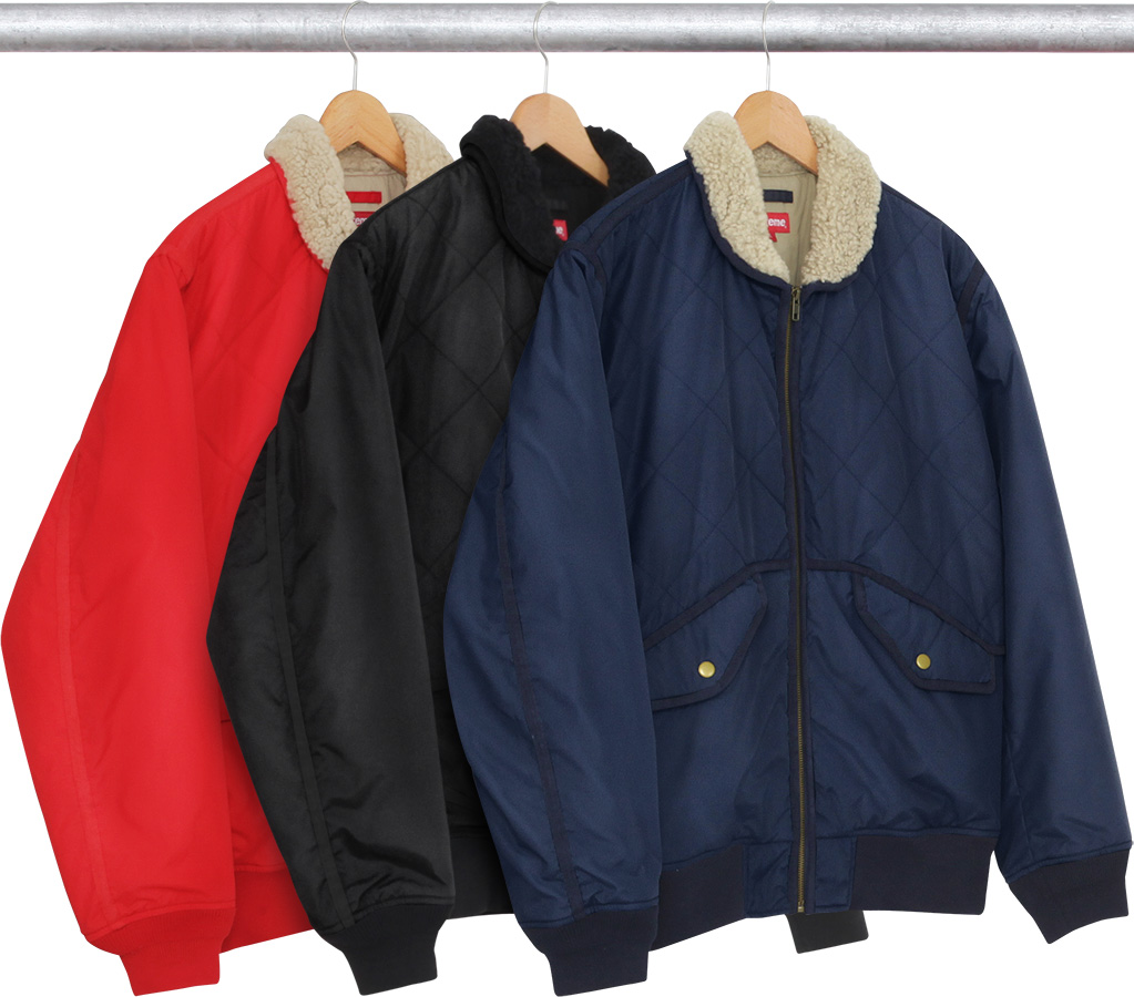 Quilted Nylon Tanker Jacket - fall winter 2016 - Supreme