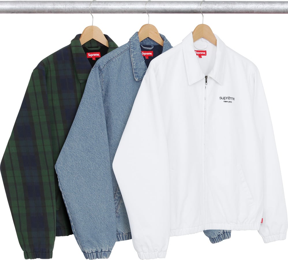 Supreme 16AW Denim Harrington