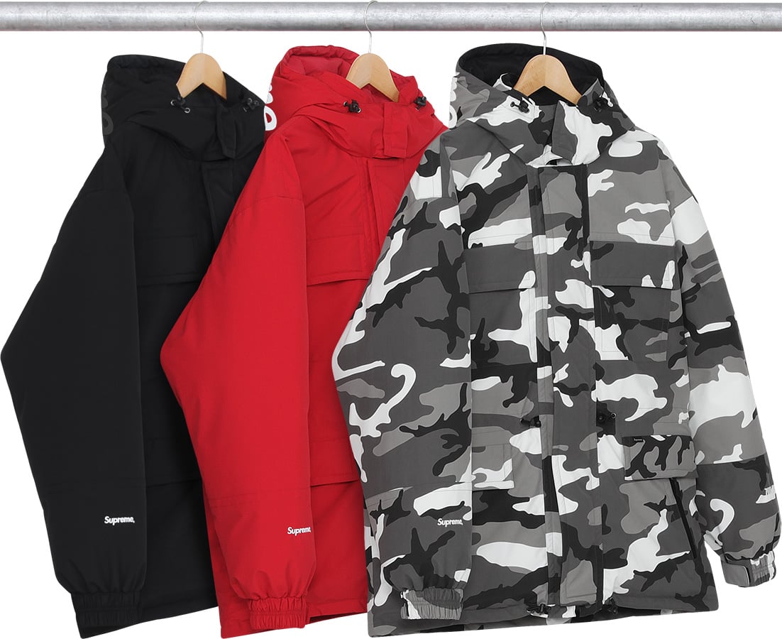 supreme downtown down parka  ブラック Sサイズ