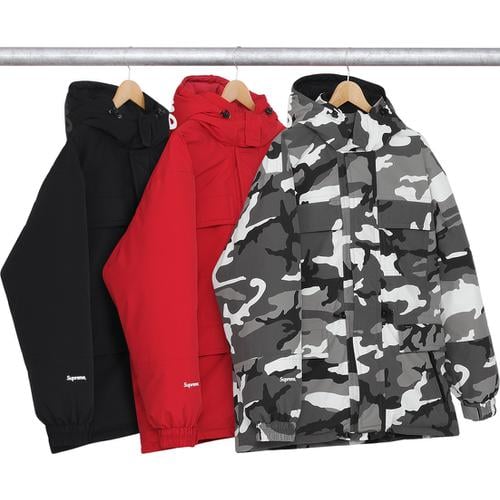 Supreme Downtown Down Parka for fall winter 16 season