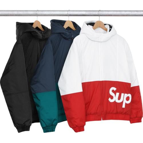 Supreme Sideline Side Logo Parka for fall winter 16 season