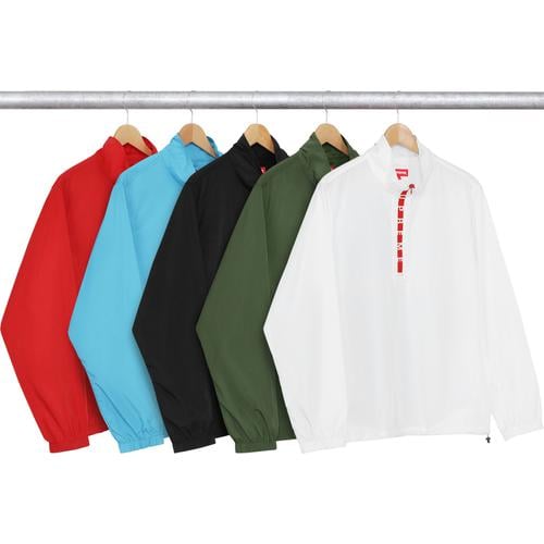 Supreme Zip Logo Pullover Windbreaker for fall winter 16 season