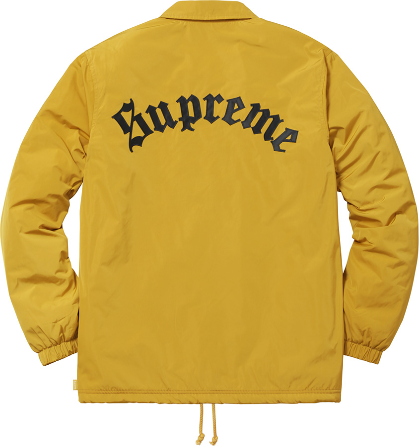 Old English Coaches Jacket   fall winter    Supreme
