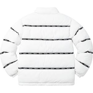 Logo Tape Puffy Jacket - fall winter 2016 - Supreme