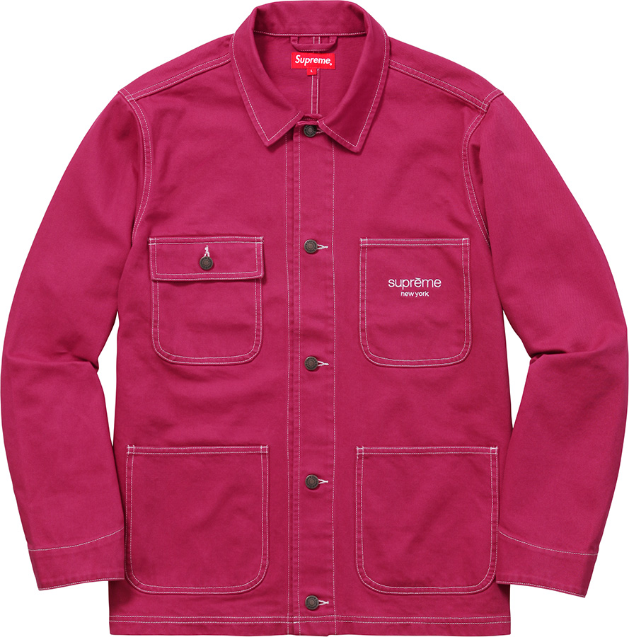 Denim Chore Coat   fall winter    Supreme