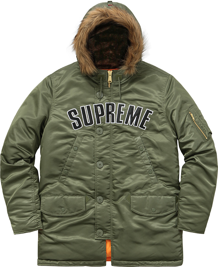 Arc Logo N-3B Parka - fall winter 2016 - Supreme