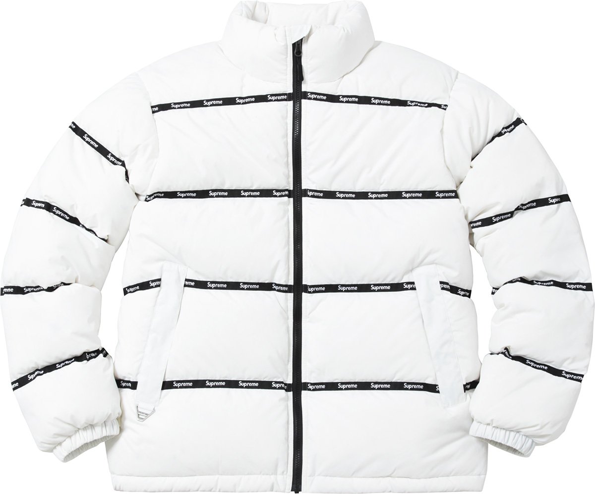Logo Tape Puffy Jacket - fall winter 2016 - Supreme