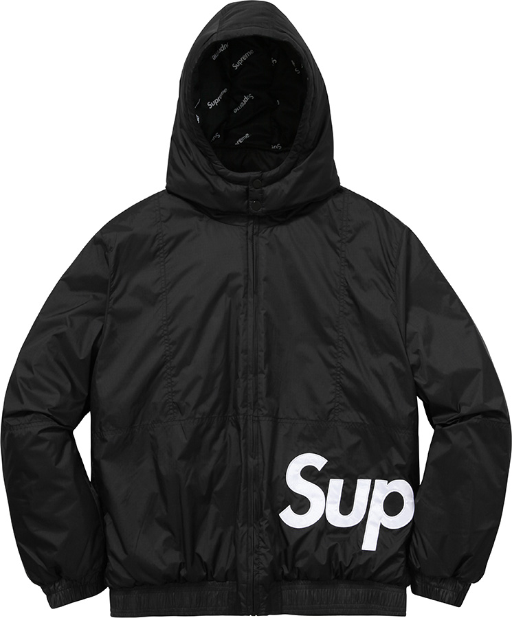 Supreme sideline logo parka