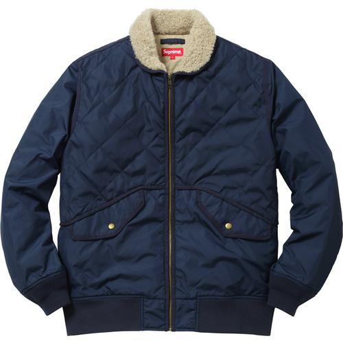 Supreme Quilted Nylon Tanker Jacket (FW16)
