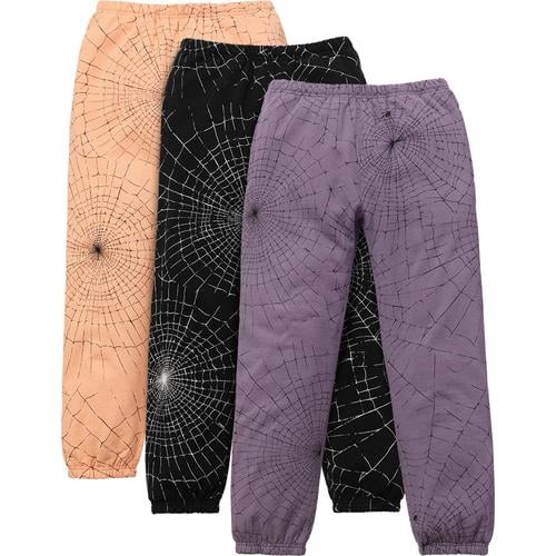 Supreme Spider Web Sweatpant for fall winter 16 season