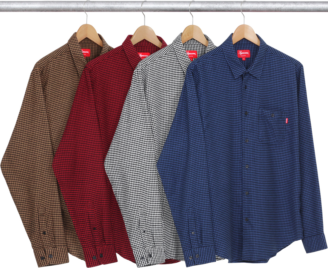 Houndstooth Flannel Shirt - fall winter 2016 - Supreme