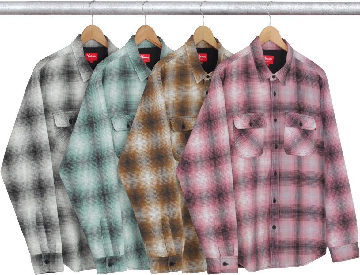 Quilted Shadow Plaid Shirt - fall winter 2016 - Supreme