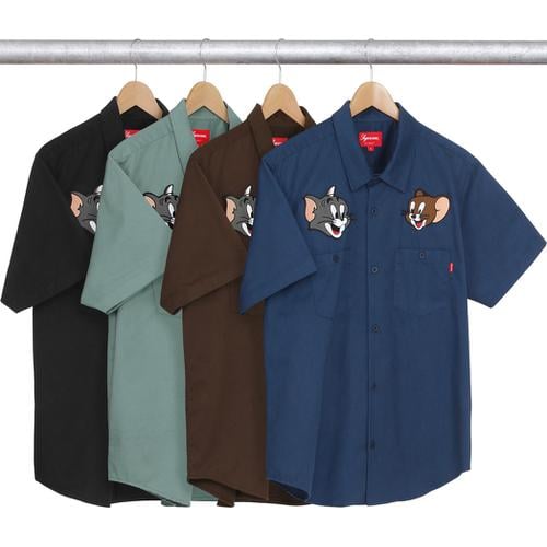 Supreme Supreme Tom & Jerry© S S Work Shirt for fall winter 16 season