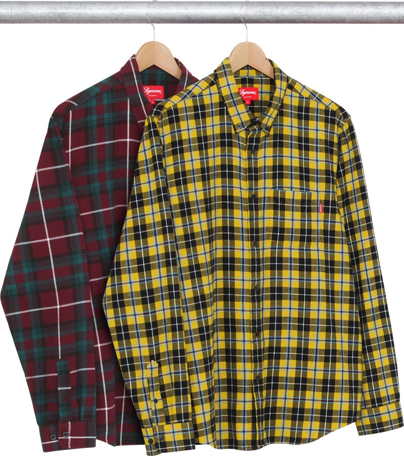 Tartan Plaid Flannel Shirt - fall winter 2016 - Supreme