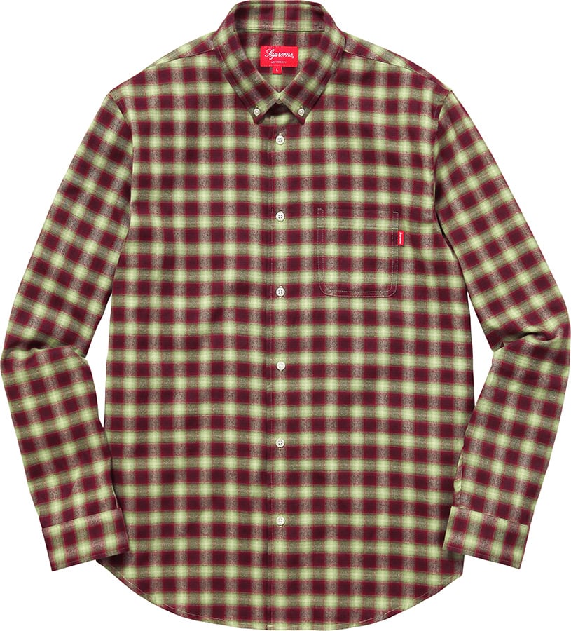 Mini Shadow Plaid Shirt - fall winter 2016 - Supreme