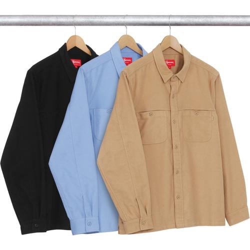 Supreme Moleskin Field Shirt for fall winter 16 season