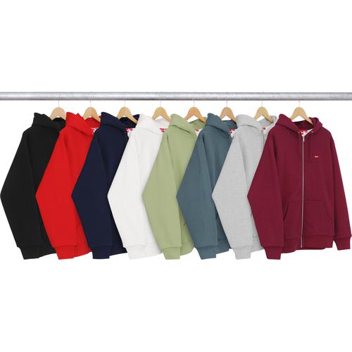 Supreme Small Box Thermal Zip Up Sweat for fall winter 16 season