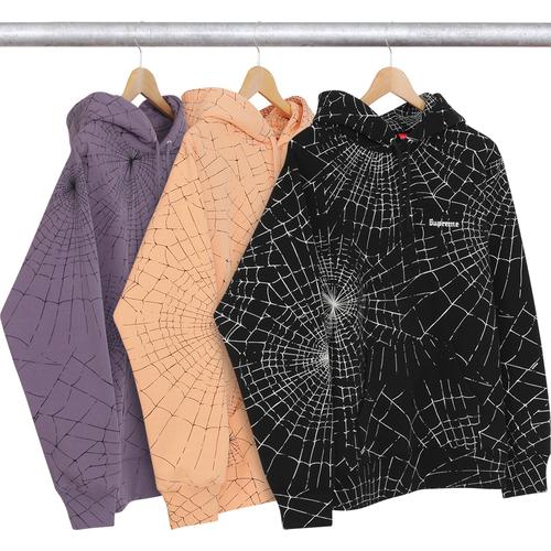Details on Spider Web Hooded Sweatshirt  from fall winter 2016