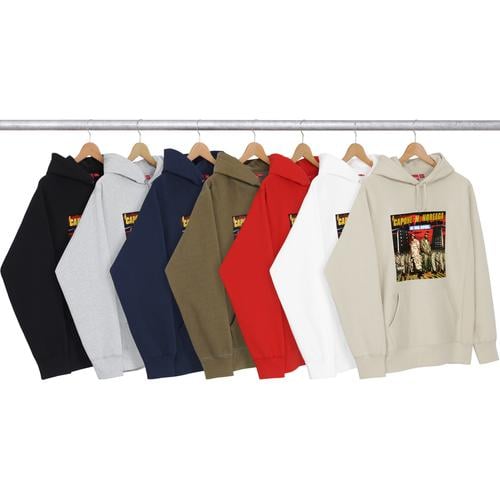 Supreme The War Report Hooded Sweatshirt for fall winter 16 season