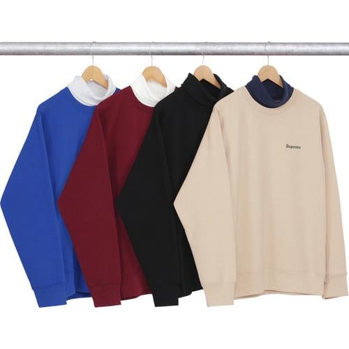 Supreme Turtleneck Collar Crewneck for fall winter 16 season