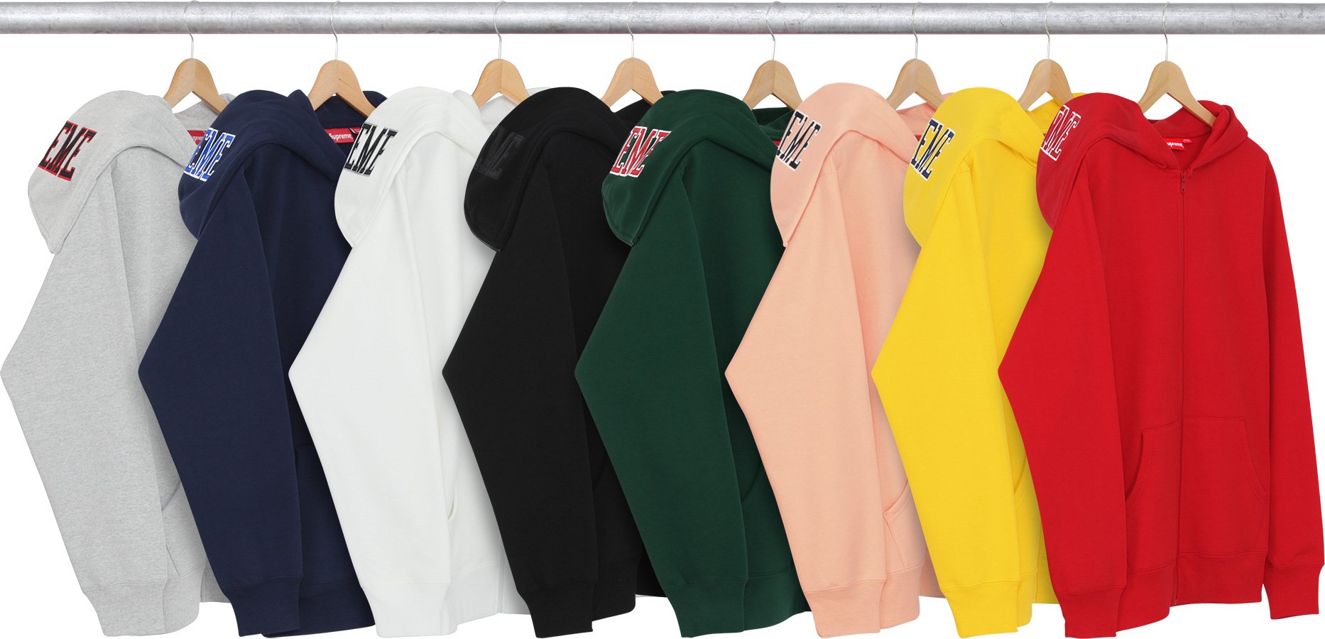 Split Hood Zip Up Sweat - fall winter 2016 - Supreme