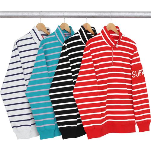 Striped Half Zip Sweat - fall winter 2016 - Supreme