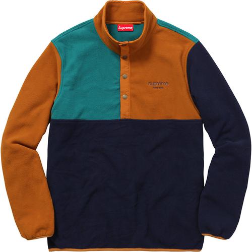 Details on Polartec Fleece Color Blocked Half Snap None from fall winter 2016