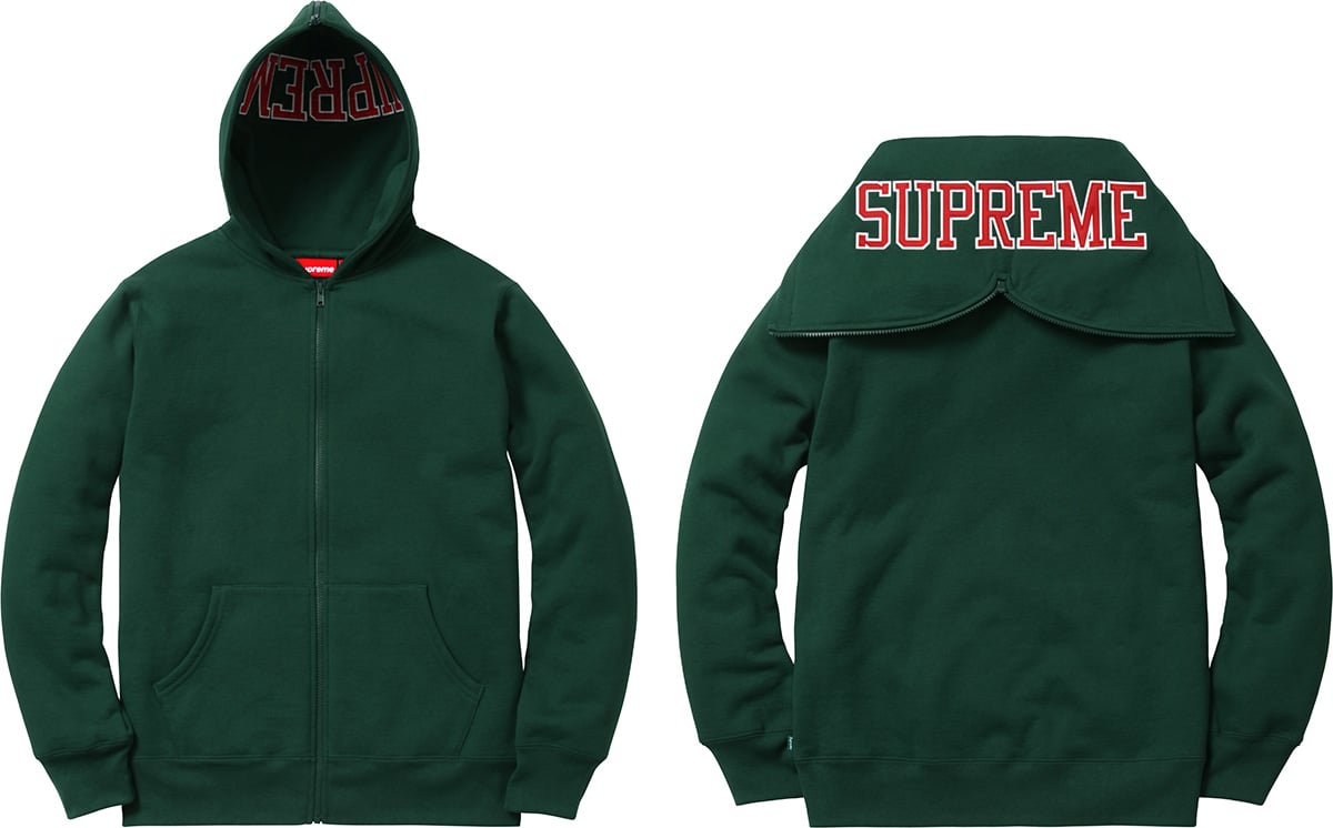 Split Hood Zip Up Sweat - fall winter 2016 - Supreme