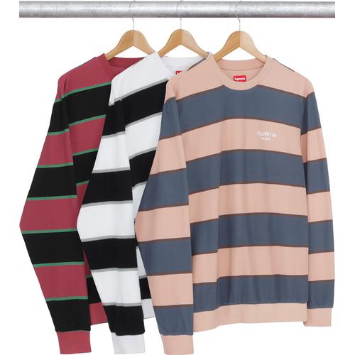 Details on Striped Twill Crewneck from fall winter
                                            2016