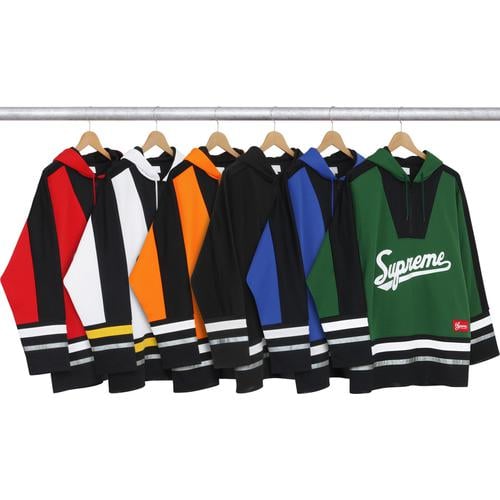 Supreme 3M Reflective Hooded Hockey Top for fall winter 16 season