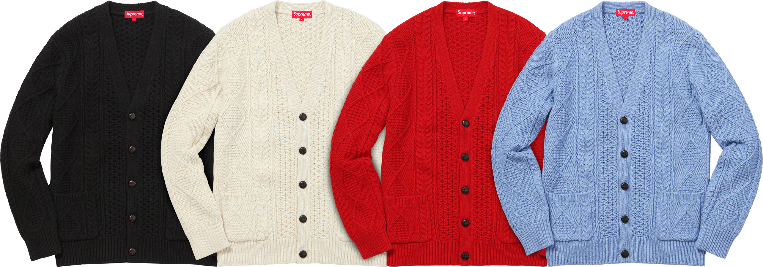 Cable Knit Cardigan   fall winter    Supreme