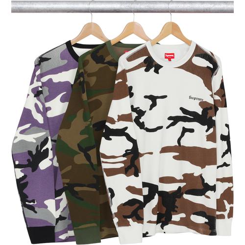 Details on Camo Waffle Thermal from fall winter 2016
