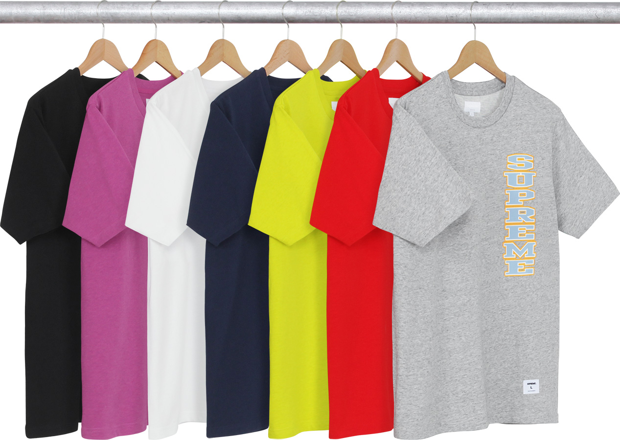 Supreme vertical logo tee 2025