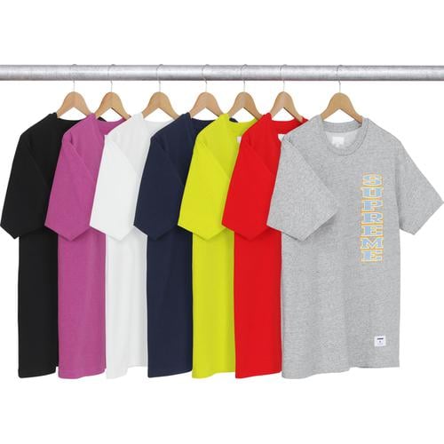 Supreme Vertical Logo Tee for fall winter 16 season