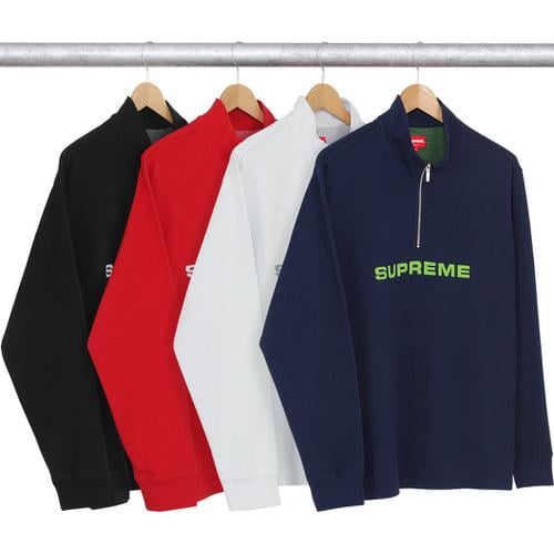 Supreme Jacquard Athletic Half Zip for fall winter 16 season