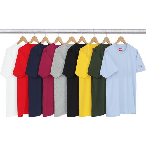 Supreme Sleeve Logo Tee for fall winter 16 season