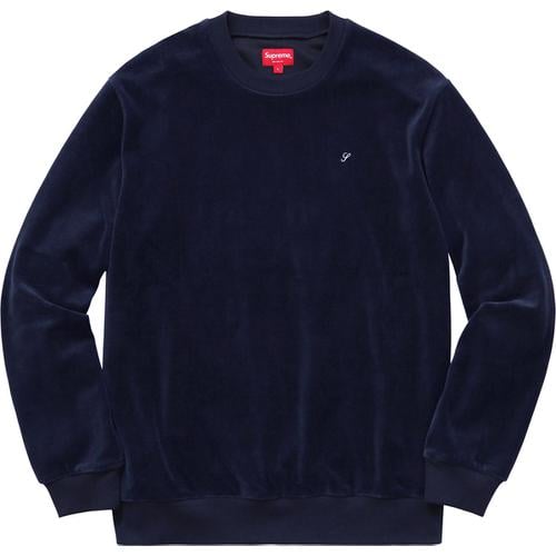 Details on Velour Crewneck None from fall winter
                                                    2016