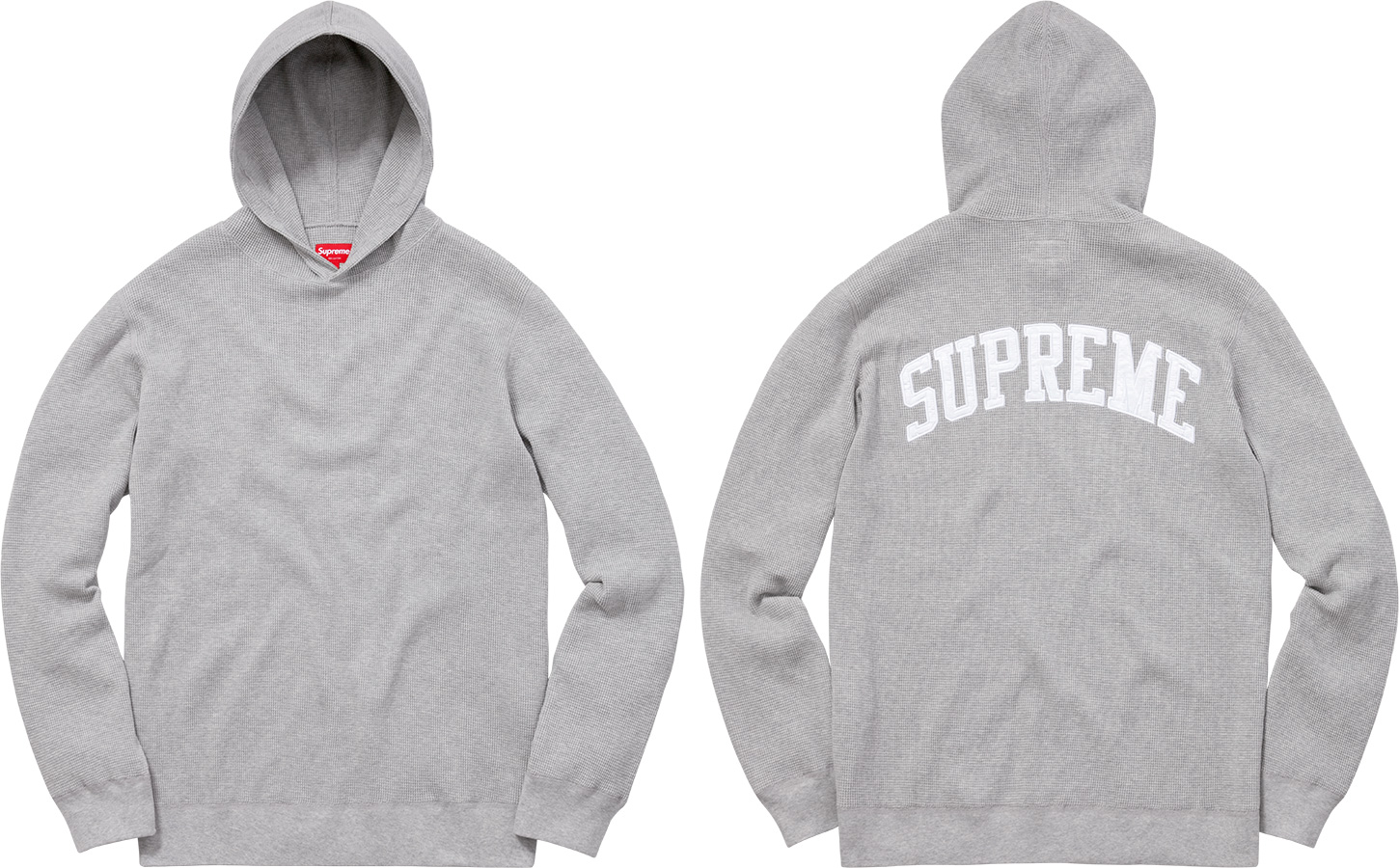 Hooded Waffle Thermal - fall winter 2016 - Supreme